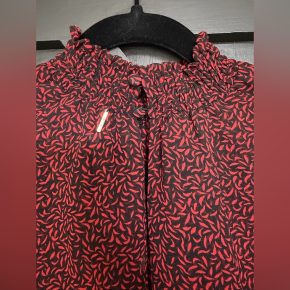 Misa x Revolve Savanna Dress in Mini Red Banana Leaf, Size Small - Picture 7 of 11